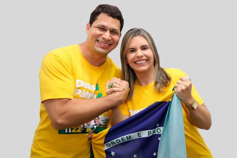 Clarissa Tércio e Júnior Tércio são candidatos do PP a deputados federal e estadual, respectivamente /Foto: Divulgação