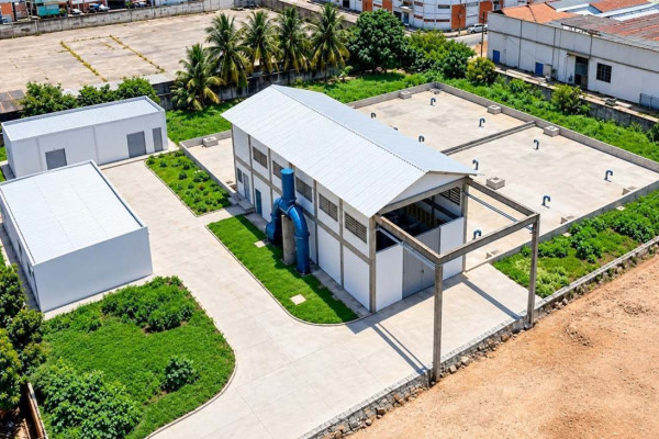 Maquete digital do reservatório que será construído no bairro da Imbiribeira, no Recife