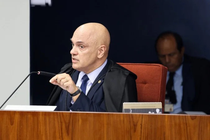 O ministro do STF Alexandre de Moraes cancelou o pronunciamento que havia marcado para a manhã desta quinta-feira (10)/Rosinei Coutinho/STF