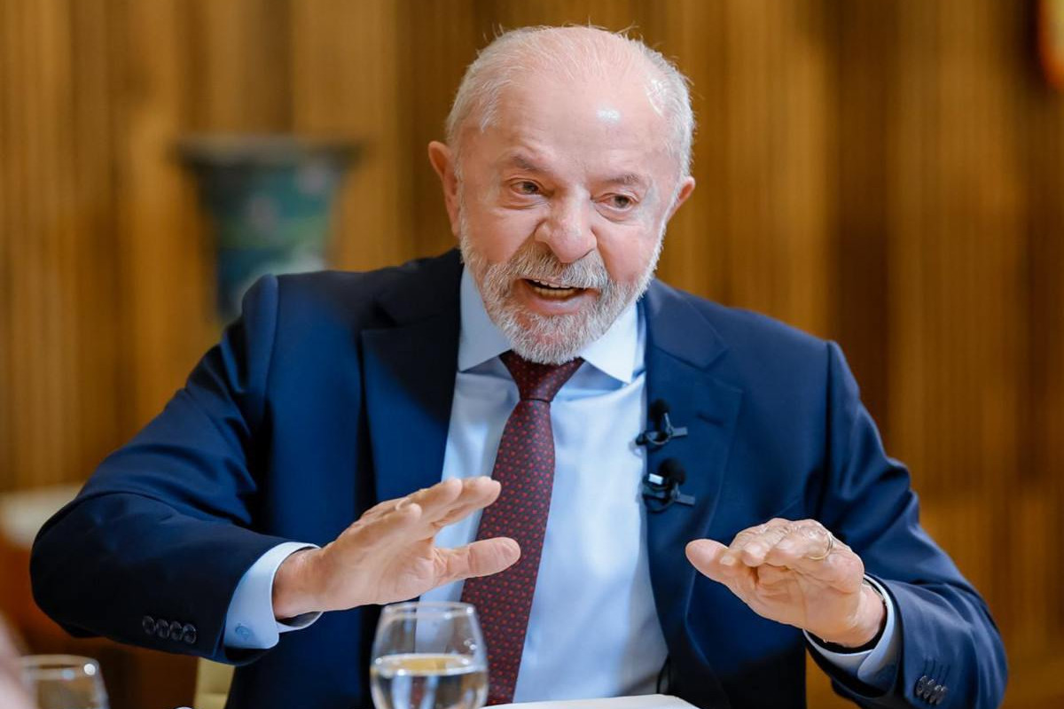 O presidente da República, Luiz Inácio Lula da Silva, durante entrevista ao Jornal Nacional, nos Estúdios do SBT, em São Paulo (SP)./Ricardo Stuckert.