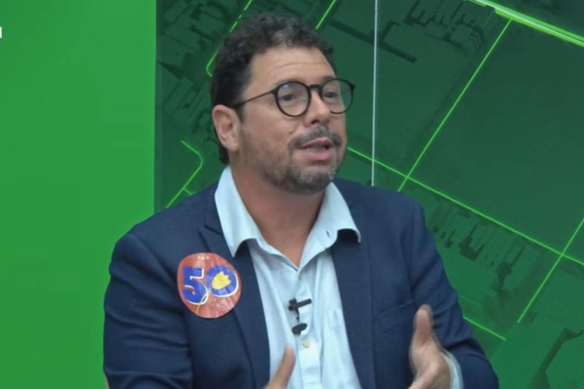 Ivan Moraes em sabatina na TV Nova Nordeste/Foto: Reprodução