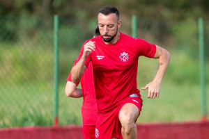 Paulo S&eacute;rgio, atacante do N&aacute;utico