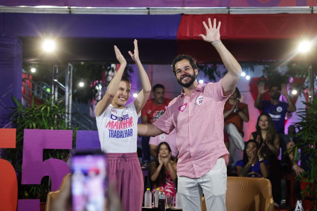 Raquel Lyra participou de bate-papo no comitê do candidato ao Senado Túlio Gadêlha/Foto: Sandy James/DP Foto
