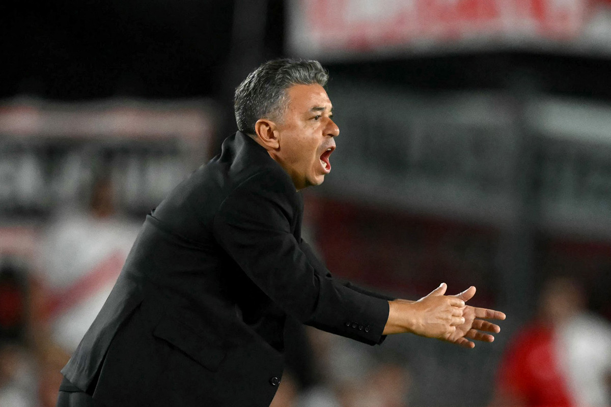 Marcelo Gallardo, técnico da seleção do Equador/LUIS ROBAYO/AFP