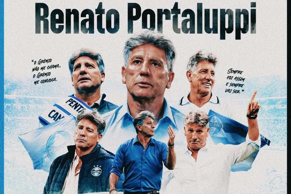 Renato Gaúcho, novo técnico do Grêmio/Divulgação / Grêmio
