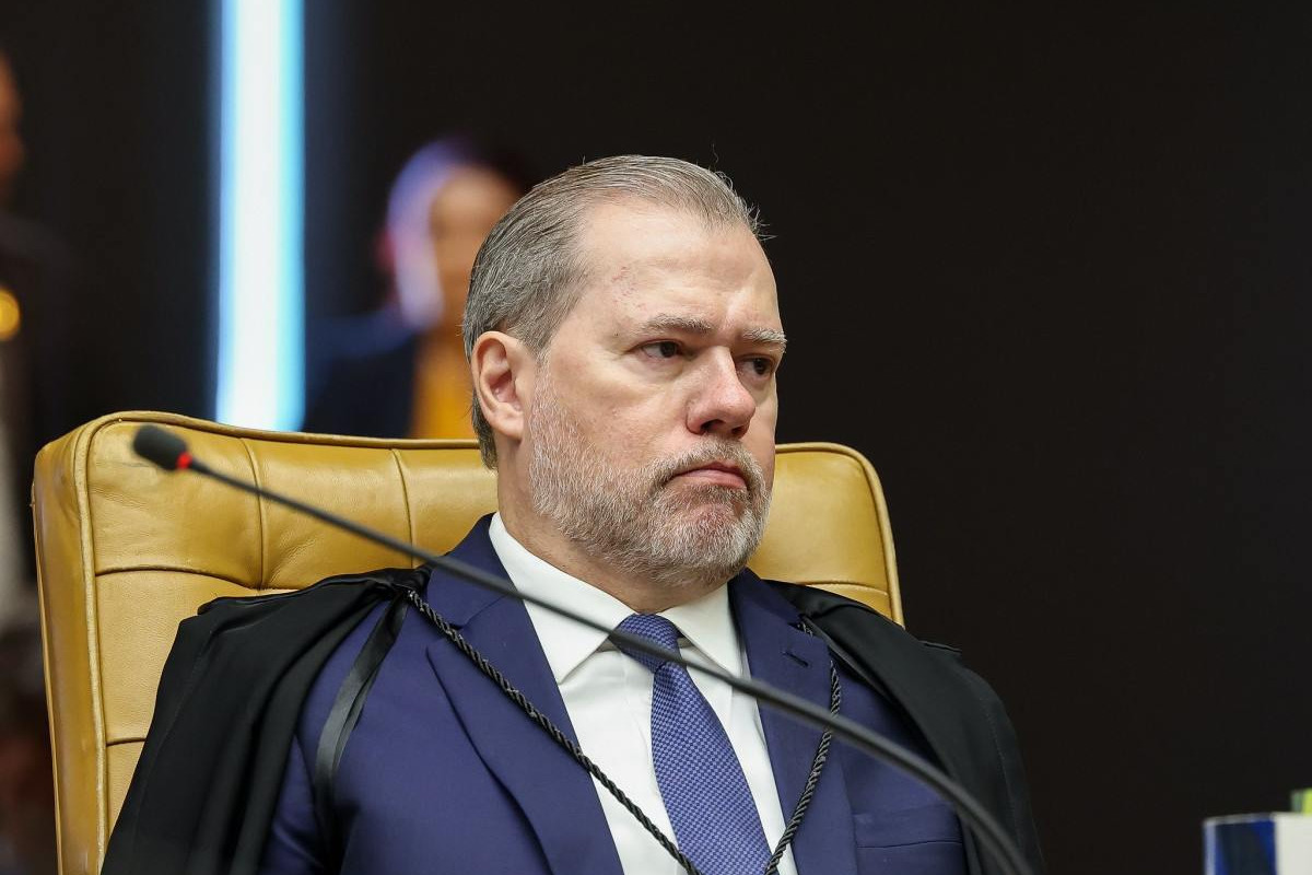 Ministro Dias Toffoli durante o julgamento desta terça-feira (15)/Rosinei Coutinho/STF