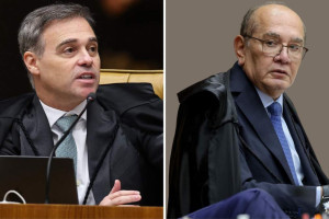 Ministros do STF, Andr&eacute; Mendon&ccedil;a e Gilmar Mendes