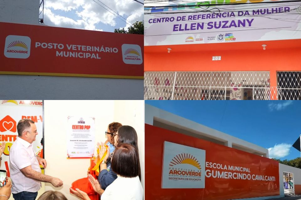 Prefeitura adotou a cor laranja durante a gestão de Zeca Cavalcanti (PSD)/Reprodução/Prefeitura de Arcoverde