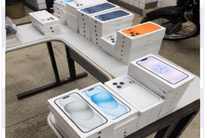 PM apreende 66 celulares iPhone sem nota fiscal durante opera&ccedil;&atilde;o em Set&uacute;bal