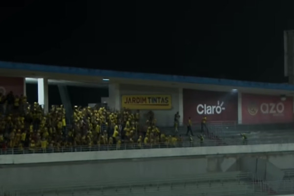 
Confus&atilde;o nas arquibancadas marcou fim da partida entre CRB x Sport 