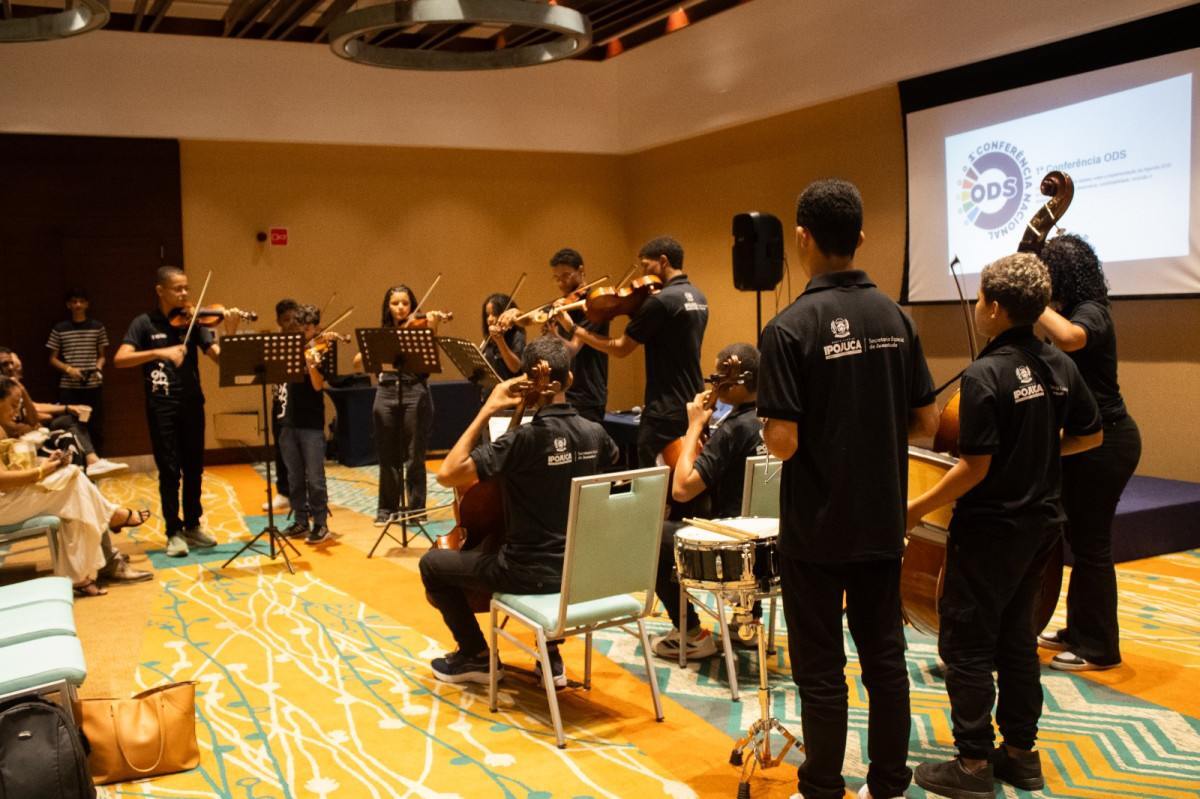Orquestra Criança Cidadã, de Ipojuca, participará de concerto da Bachiana Filarmônica SESI-SP/Alana Tavares e Mike Torres | Ascom OCC