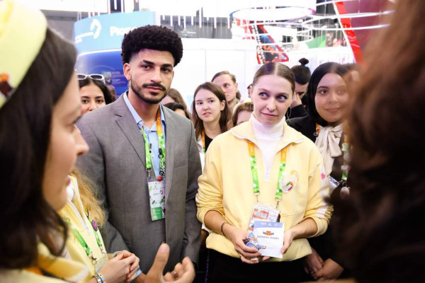 Marcone representou Pernambuco no Festival Internacional das Juventudes, sediado na cidade de  Ekaterinburg, na Rússia. (Acervo pessoal)