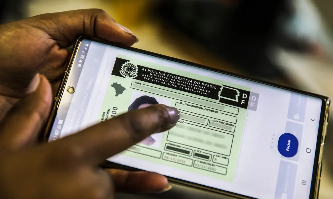 Versão virtual da Carteira Nacional de Habilitação, a CNH Digital/MARCELLO CASAL JR./AGÊNCIA BRASIL