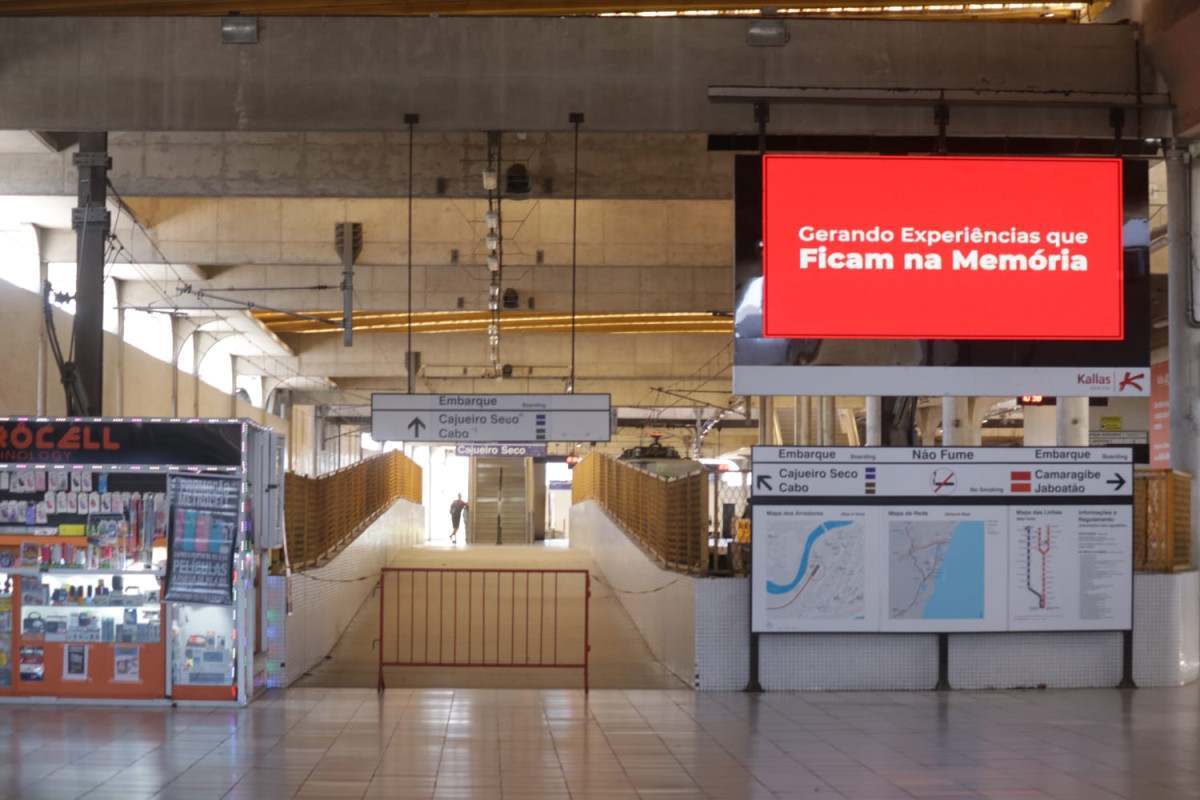Linha Sul do Metrô do Recife foi interrompida e reativada (Mauricio Ferry/ DP Foto)