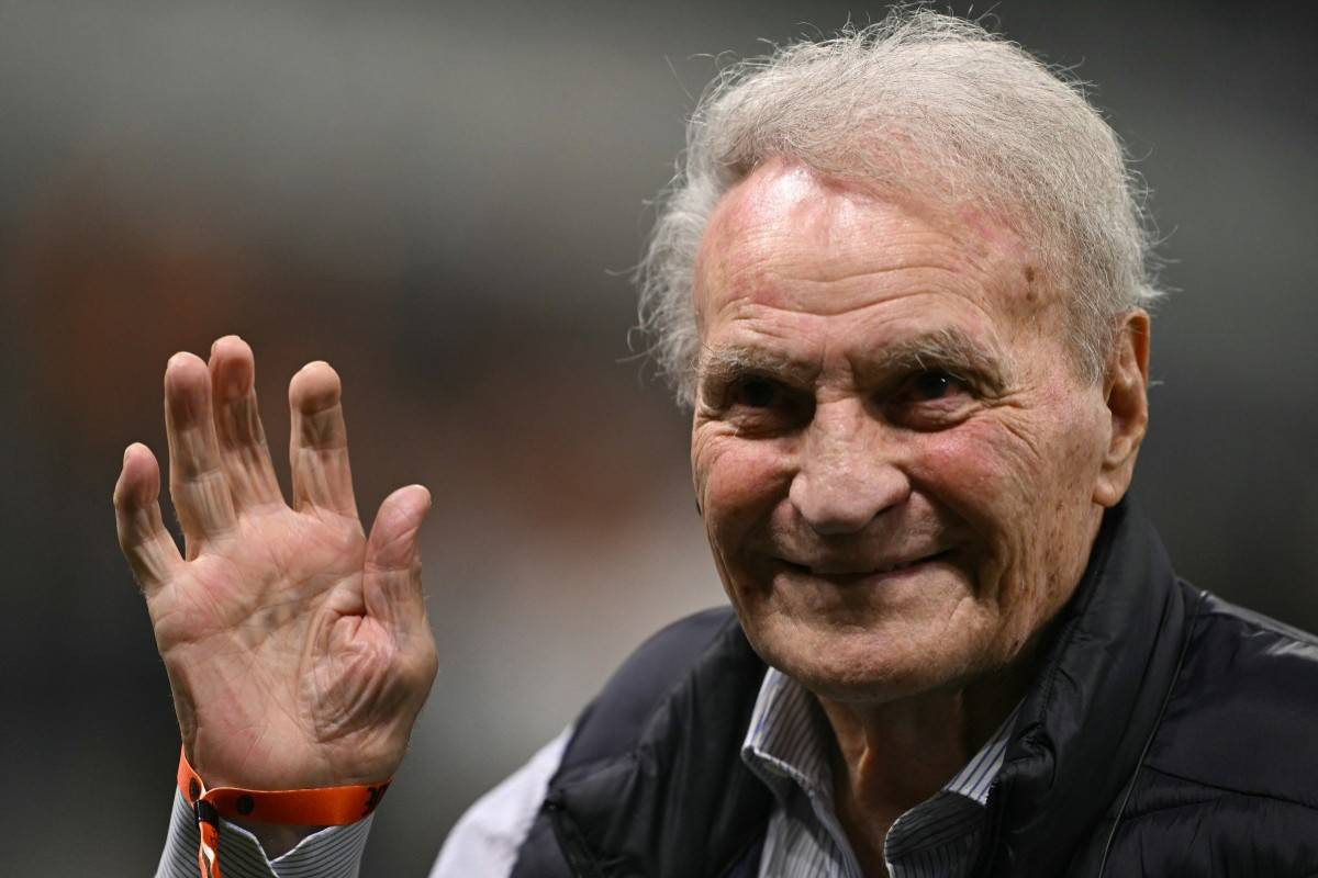 O ex-meia-atacante do Inter de Milão Sandro Mazzola/MARCO BERTORELLO/AFP