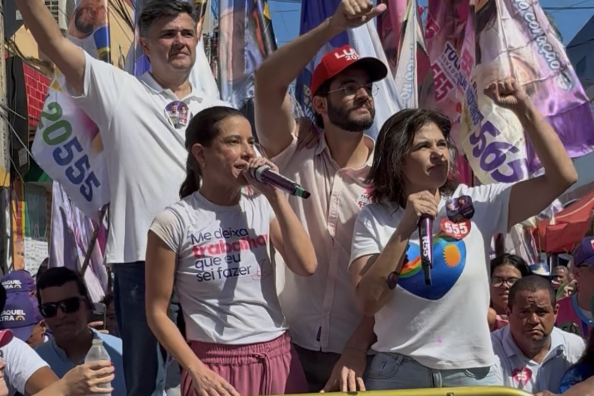 Agenda de Raquel Lyra em Brasília Teimosa, neste domingo/Amauri Lins/DP Foto