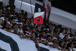 Torcida do Santa Cruz na Arena de Pernambuco 