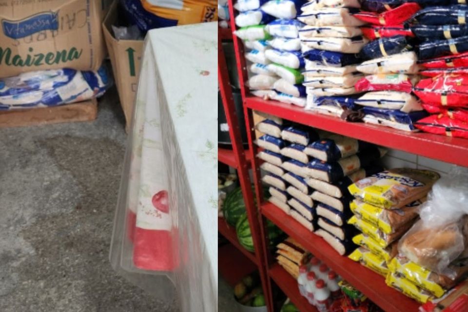 Alimentos armazenados de forma inadequada na Escola Alda Teixeira, em Bom Conselho/TCE-PE/auditoria