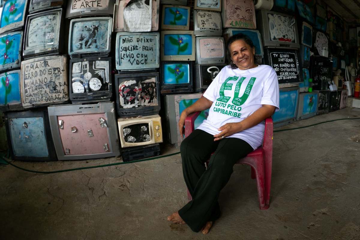 Maria do Socorro Cantanheira, fundadora da ONG Recapibaribe (Rafael Vieira/DP Fotos)