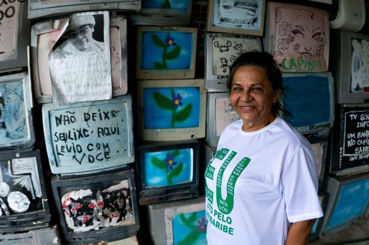 Maria do Socorro Cantanheira, fundadora da ONG Recapibaribe (Rafael Vieira/DP Fotos)