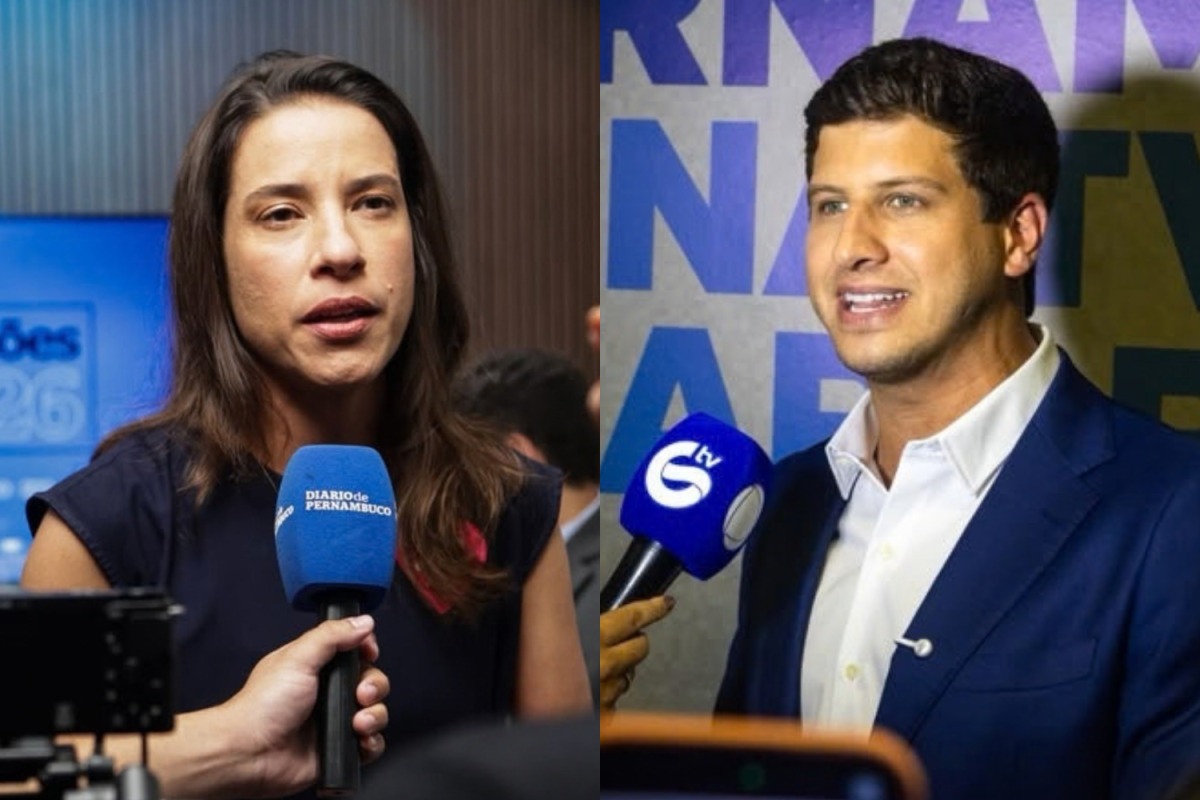 Candidatos Raquel Lyra e João Campos/Fotos: Karol Rodrigues/DP Foto
