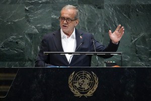 Presidente iraniano, Masoud Pezeskhian