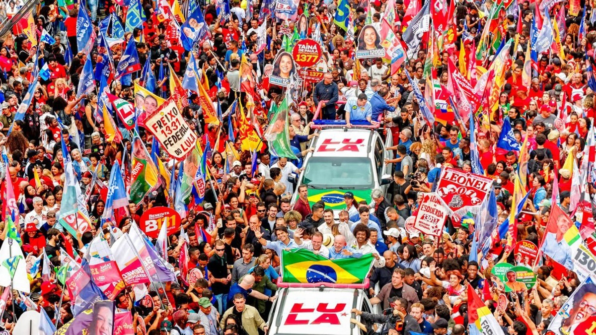 Lula durante ato de campanha em São Gonçalo/Ricardo Stuckert/Divulgação