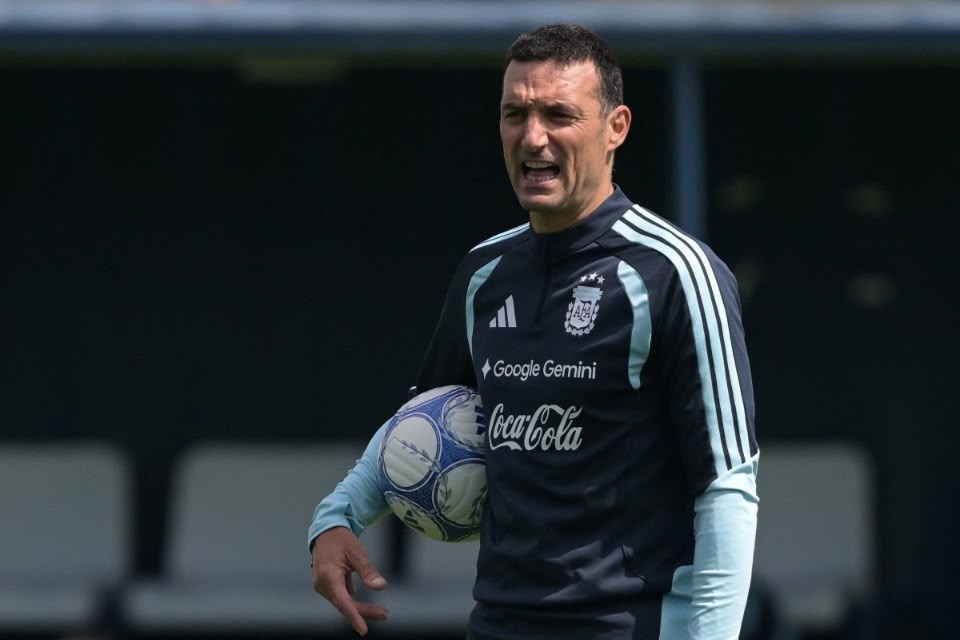 Lionel Scaloni, técnico da Argentina/JUAN MABROMATA / AFP