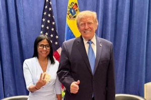 Rodriguez manteve reuni&atilde;o com Trump para discutir "o fortalecimento das rela&ccedil;&otilde;es bilaterais" entre EUA e Venezuela