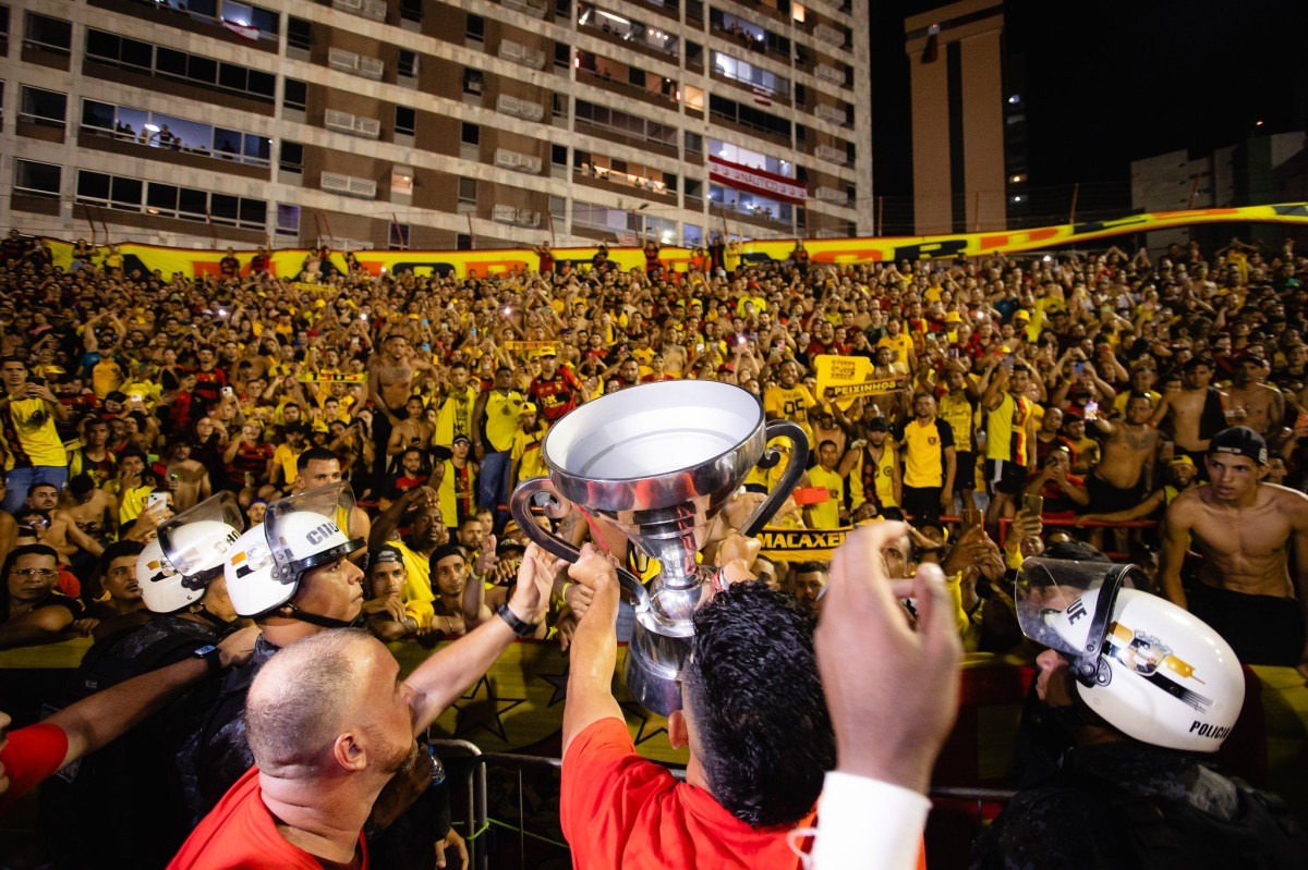Torcida do Sport no Estádio Esportes da Sorte Aflitos/Paulo Paiva/SCR