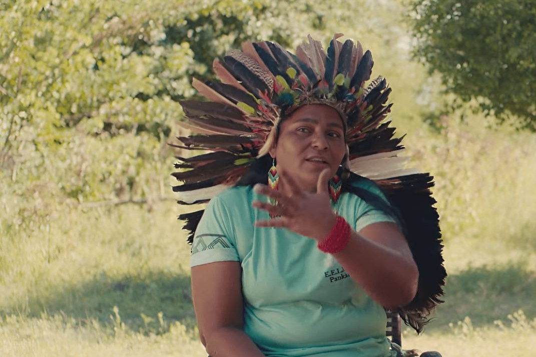 A cacica Lucélia Leal participa do documentário/Foto: Xicão Neto/ Divulgação