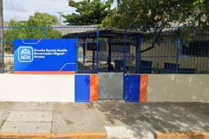 Creche-Escola Governador Miguel Arraes de Alencar, em Areias, na Zona Oeste do Recife
