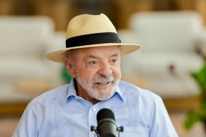 O presidente e candidato &agrave; reelei&ccedil;&atilde;o pelo PT, Luiz In&aacute;cio Lula da Silva