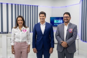 Raquel Lyra, Jo&atilde;o Campos e Ivan Moraes se enfrentam em debate, promovido pela TV Globo, nesta ter&ccedil;a-feira (29)