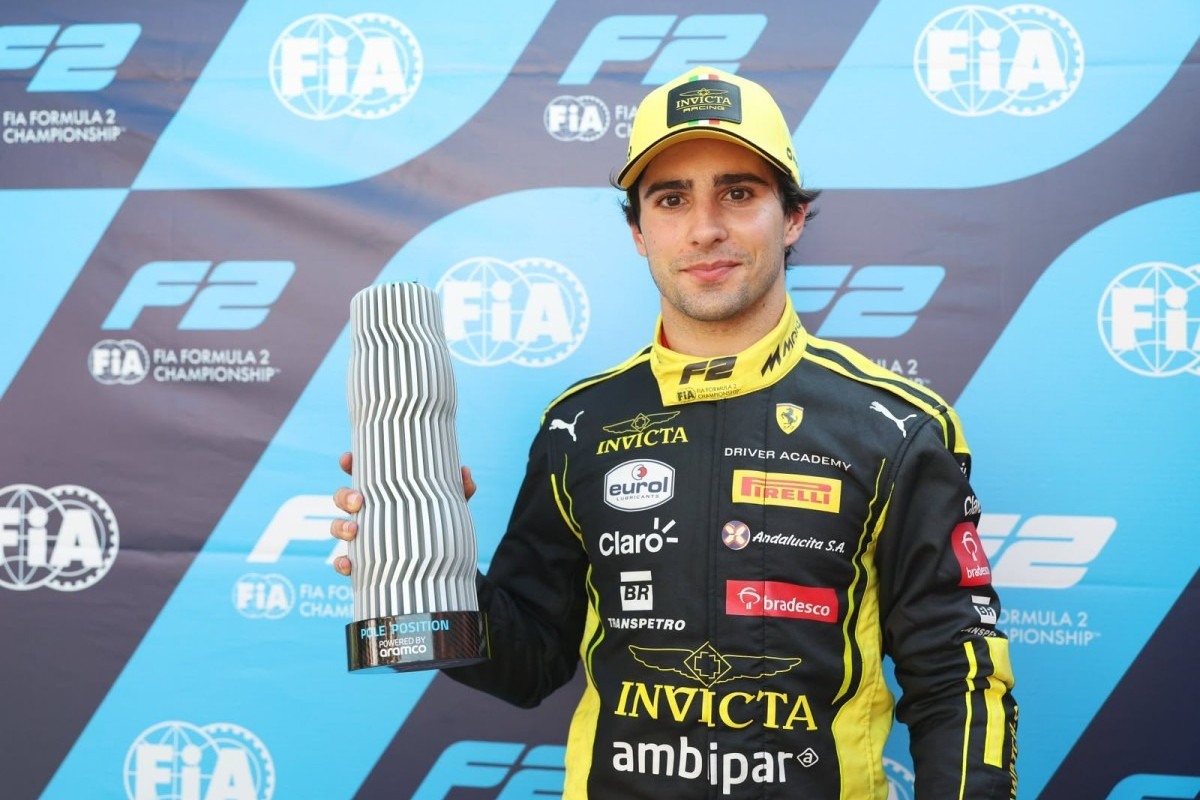 Rafael Câmara, piloto pernambucano na Fórmula 2/Reprodução/F2