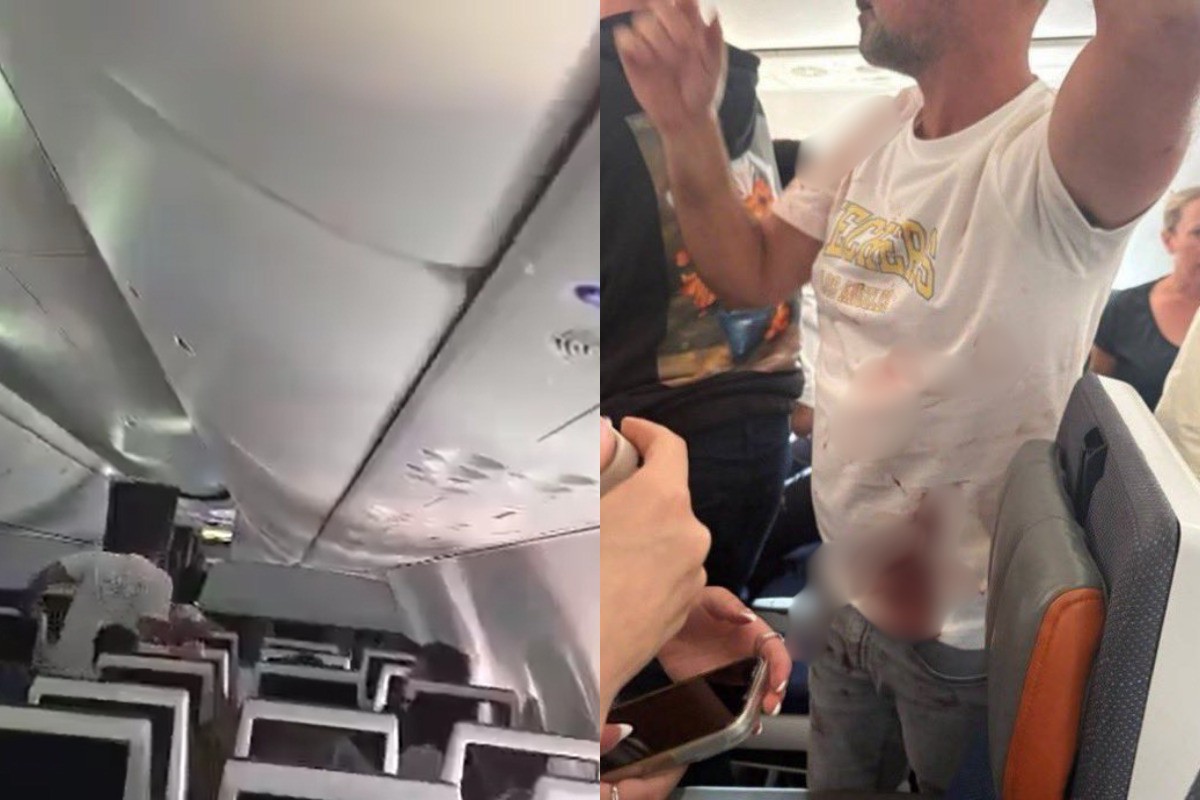Suposto terrorista tinha o objetivo de jogar o avião contra o solo/Reprodução / Redes Sociais