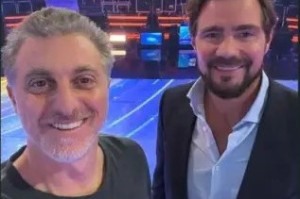 O apresentador Luciano Huck e o banqueiro Daniel Vorcaro