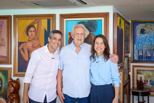"Ele est&aacute; acima dessa quest&atilde;o partid&aacute;ria", define Jarbas Filho ap&oacute;s Jarbas pedir voto para Raquel - Foto: Divulga&ccedil;&atilde;o 