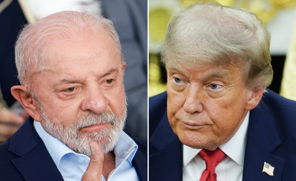 Brasil e EUA criam grupo espec&iacute;fico para negociar tarifa&ccedil;o - SERGIO LIMA E AARON SHWARTZ/AFP