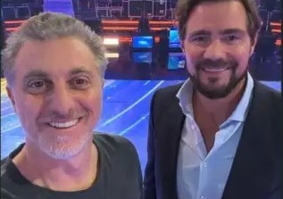 O apresentador Luciano Huck e o banqueiro Daniel Vorcaro/Reprodução/Redes Sociais