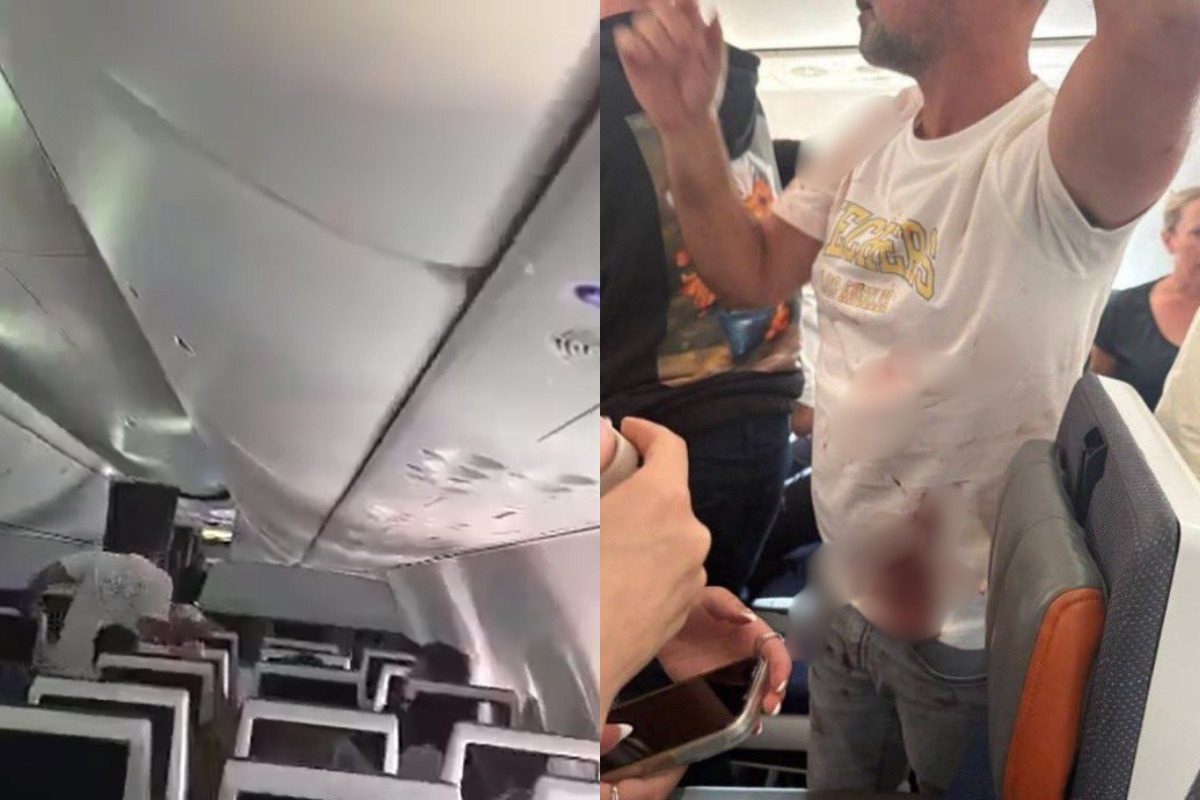 Passageiros relatam tens&atilde;o no voo com destino a Tel Aviv ap&oacute;s briga de pilotos - Reprodu&ccedil;&atilde;o / Redes Sociais