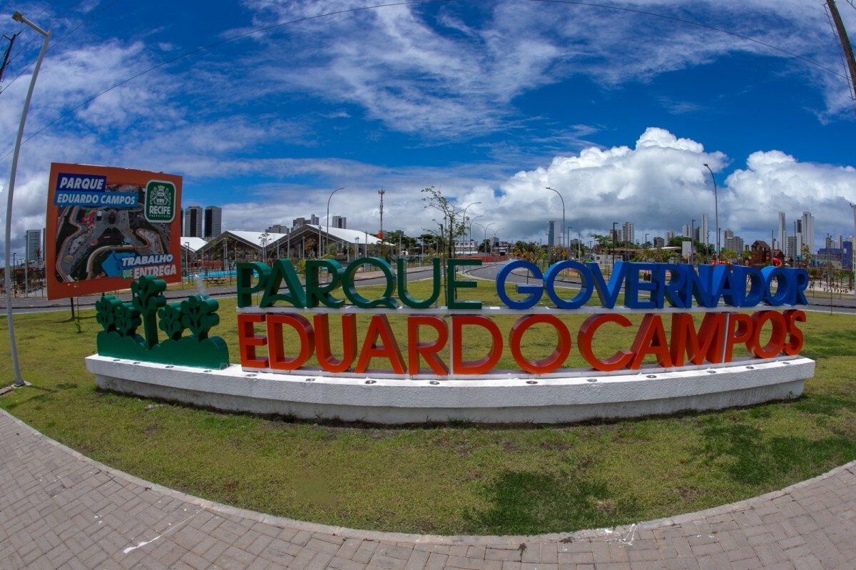 Parque Governador Eduardo Campos, no Pina, Zona Sul da cidade/Foto: Rafael Vieira/DP Fotos