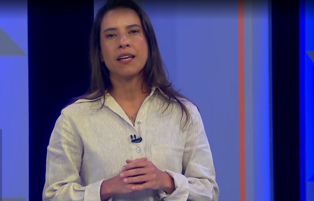 Raquel Lyra rebate acusações de João Campos em debate na TV Globo/Foto: Reprodução/TV Globo
