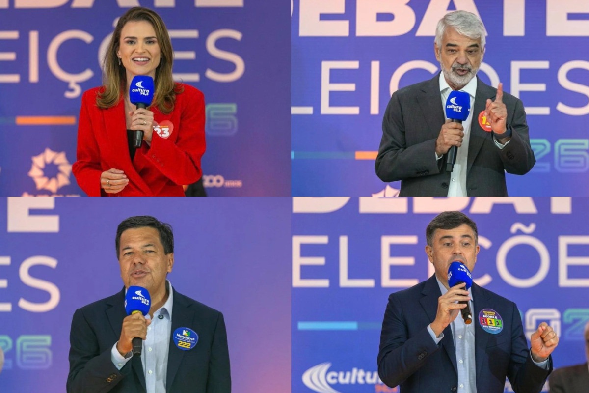 Candidatos com mais intenção de voto: Marília Arraes (PDT), Humberto Costa (PT), Mendonça Filho (PL) e Eduardo da Fonte (PP)/Fotos: Rafael Vieira/DP Foto