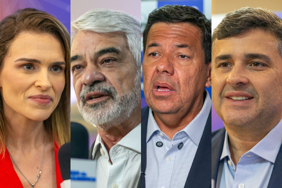 Marília Arraes (PDT), Humberto Costa (PT), Mendonça Filho (PL) e Eduardo da Fonte (PP)/Rafael Vieira/DP Foto