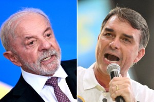 Lula e Fl&aacute;vio Bolsonaro