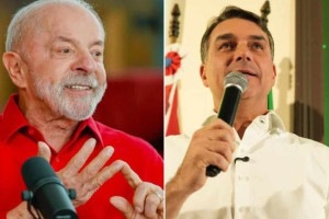 Luiz In&aacute;cio Lula da Silva e Fl&aacute;vio Bolsonaro
