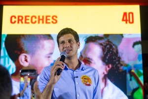 Candidato do PSB, Jo&atilde;o Campos
