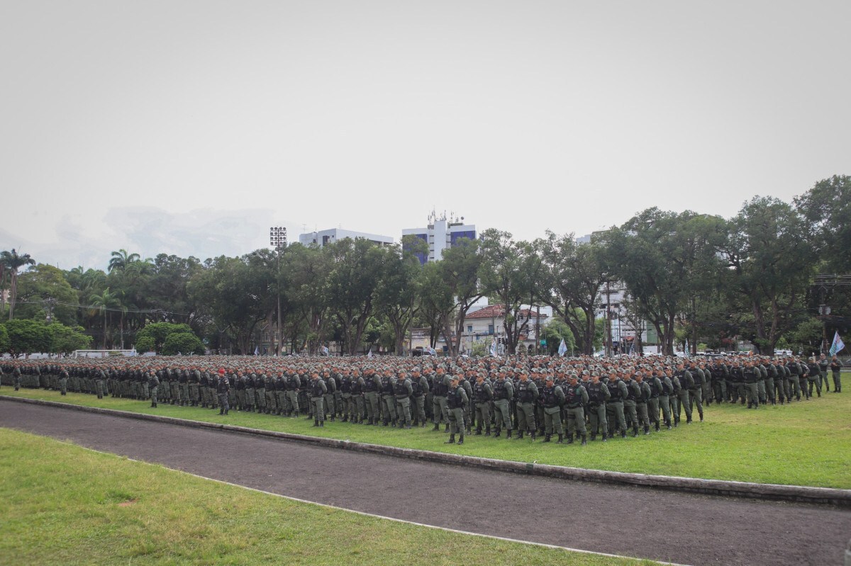 1.852 policiais foram enviados para reforçar a segurança no interior do estado durante as eleições deste ano/Foto: Divulgação/SDS