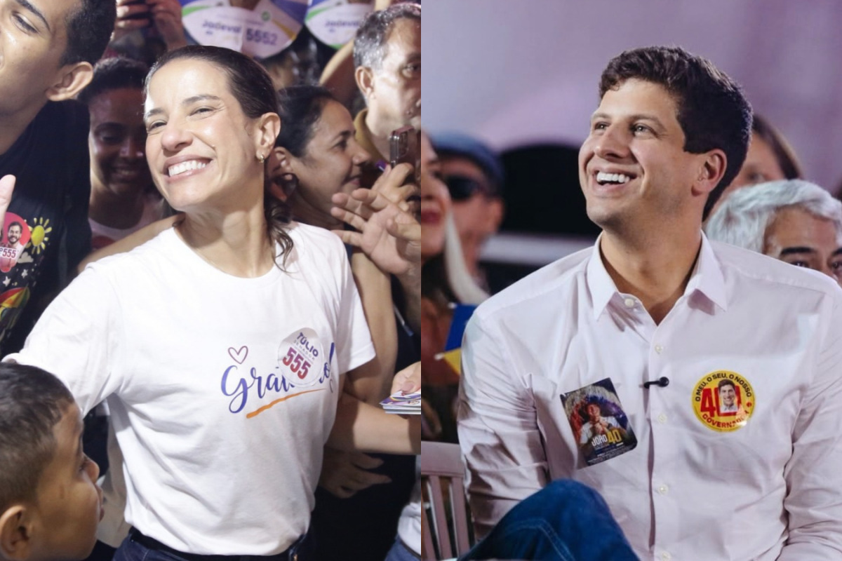 Candidatos Raquel Lyra e João Campos/Fotos: Maurício Ferry/DP Foto e Karol Rodrigues/DP Foto